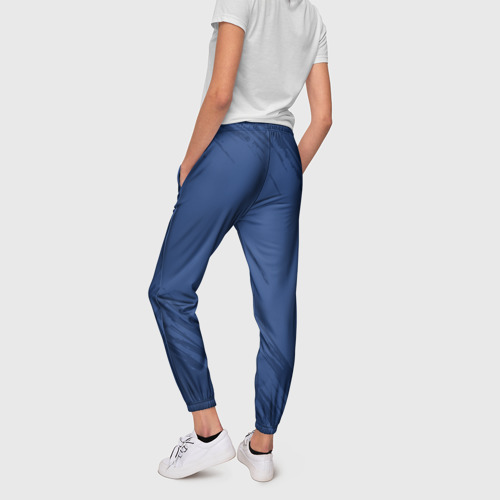 Женские брюки 3D с принтом Chelsea Uniform, вид сзади #2