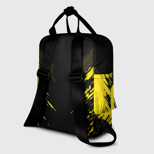 Женский рюкзак 3D с принтом BORUSSIA 2018 SPORT, вид сзади #1