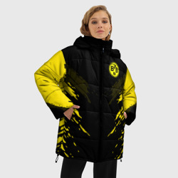 Женская зимняя куртка Oversize Borussia 2018 sport - фото 2