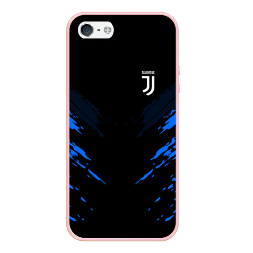 Чехол для iPhone 5/5S матовый Juventus 2018 sport, цвет светло-розовый