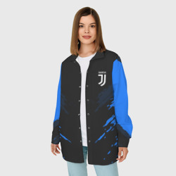 Женская рубашка oversize 3D Juventus 2018 sport - фото 2