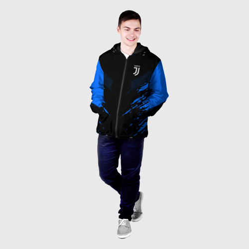Мужская куртка 3D с принтом JUVENTUS 2018 SPORT, фото на моделе #1