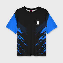 Женская футболка oversize 3D Juventus 2018 sport