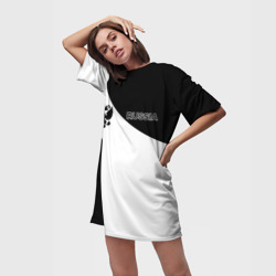 Платье-футболка 3D Россия Black&White - фото 2