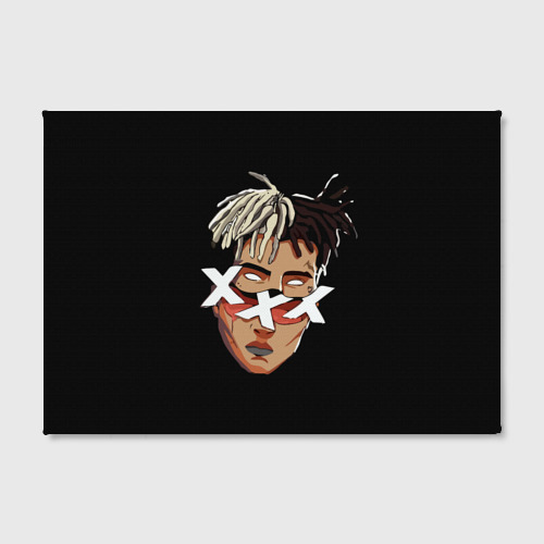 Холст прямоугольный XXXtentacion, цвет 3D печать - фото 2