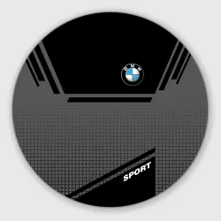 Круглый коврик для мышки BMW sport БМВ спорт