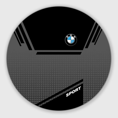 Круглый коврик для мышки BMW sport БМВ спорт