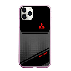 Чехол для iPhone 11 Pro Max матовый Mitsubishi sport