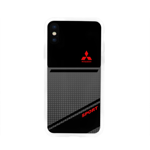 Чехол для Apple iPhone X силиконовый глянцевый MITSUBISHI SPORT Фото 01 Чехол для Apple iPhone X силиконовый глянцевый MITSUBISHI SPORT Фото 01