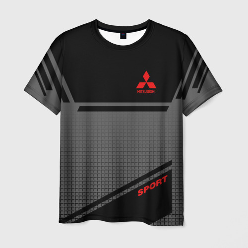 Мужская футболка 3D MITSUBISHI SPORT Фото 01 Мужская футболка 3D MITSUBISHI SPORT Фото 01