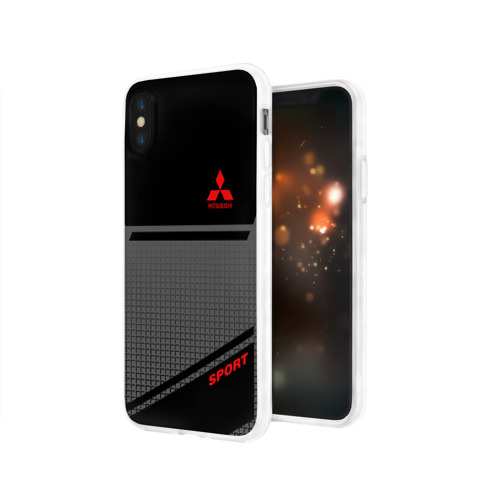 Чехол для Apple iPhone X силиконовый глянцевый MITSUBISHI SPORT Фото 01 Чехол для Apple iPhone X силиконовый глянцевый MITSUBISHI SPORT Фото 01