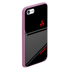 Чехол для iPhone 5/5S матовый Mitsubishi sport - фото 2