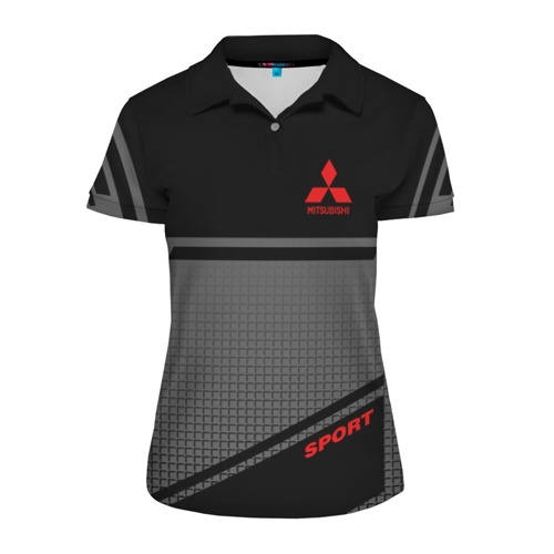 Женская рубашка поло 3D MITSUBISHI SPORT Фото 01 Женская рубашка поло 3D MITSUBISHI SPORT Фото 01
