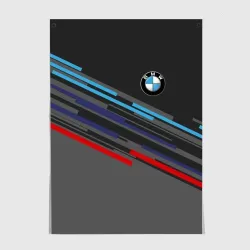 Постер BMW brand color