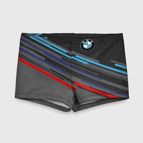 Детские купальные плавки 3D BMW brand color
