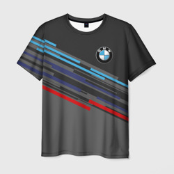 Мужская футболка 3D BMW brand color