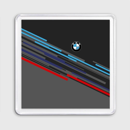 Магнит 55*55 BMW brand color
