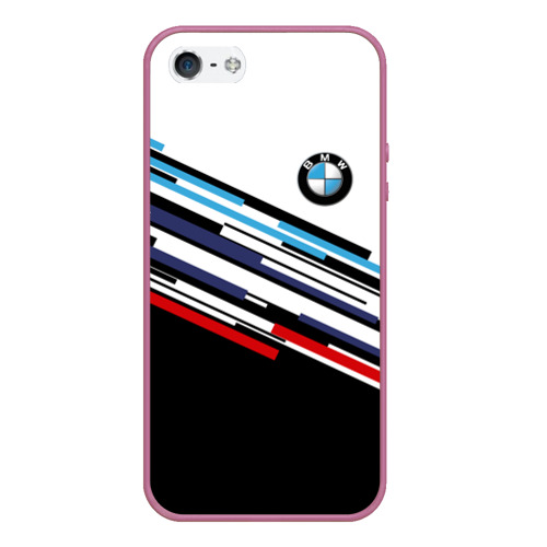 Чехол для iPhone 5/5S матовый BMW brand color БМВ