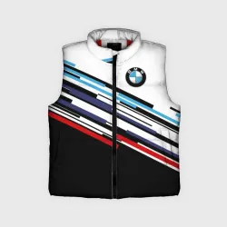 Детский жилет утепленный 3D BMW brand color БМВ