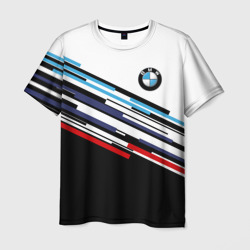 Мужская футболка 3D BMW brand color БМВ