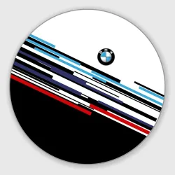 Круглый коврик для мышки BMW brand color БМВ