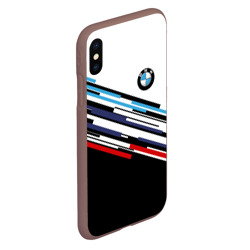 Чехол для iPhone XS Max матовый BMW brand color БМВ - фото 2