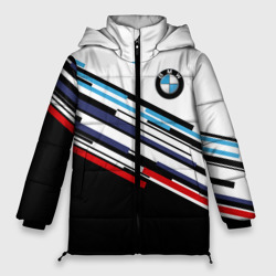 Женская зимняя куртка Oversize BMW brand color БМВ