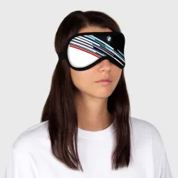 Маска для сна 3D BMW brand color БМВ - фото 2