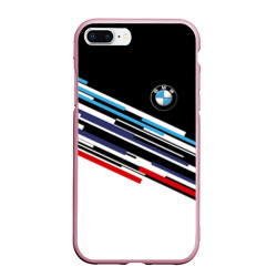 Чехол для iPhone 7Plus/8 Plus матовый BMW brand color БМВ