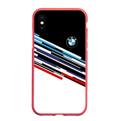 Чехол для iPhone XS Max матовый BMW brand color БМВ