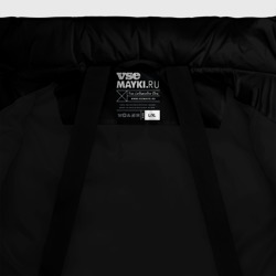 Куртка с принтом BMW brand color БМВ для мужчины, вид на модели спереди №4. Цвет основы: черный