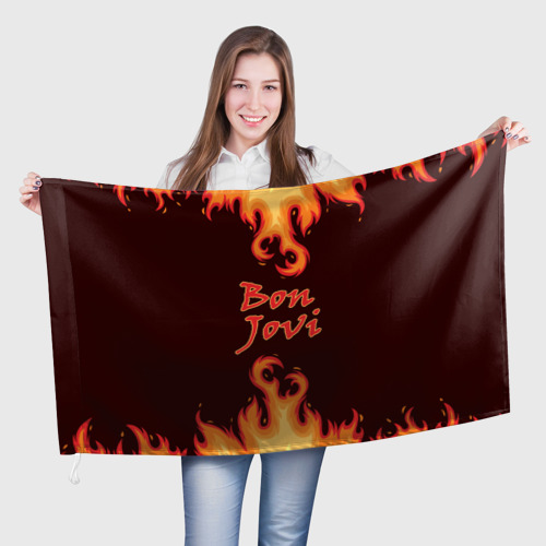 Флаг 3D Bon Jovi