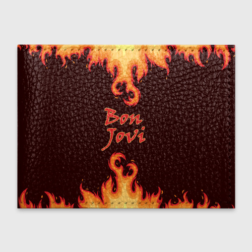 Обложка для студенческого билета Bon Jovi, цвет бирюзовый