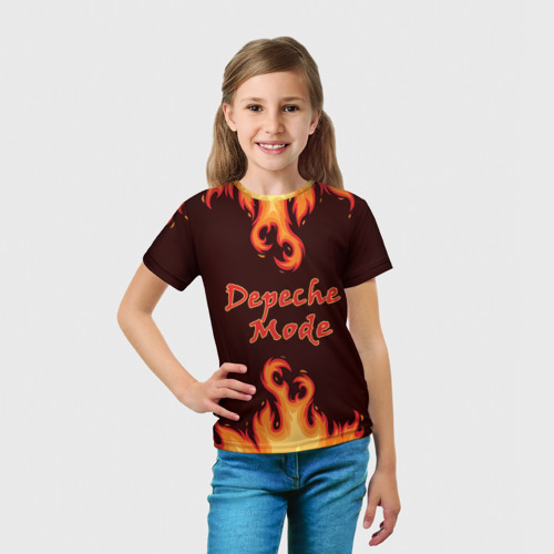 Детская футболка 3D Depeche Mode, цвет 3D печать - фото 5