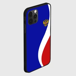 Чехол для iPhone 12 Pro Герб РФ Триколор - фото 2