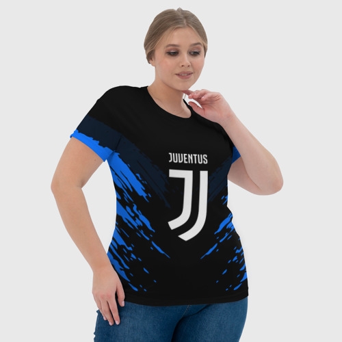 Женская футболка 3D JUVENTUS SPORT, цвет 3D печать - фото 6