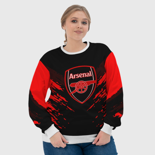 Женский свитшот 3D Arsenal sport, цвет 3D печать - фото 6
