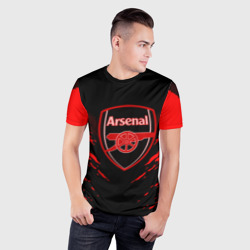 Мужская футболка 3D Slim Arsenal sport - фото 2