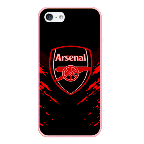 Чехол для iPhone 5/5S матовый Arsenal sport, цвет баблгам