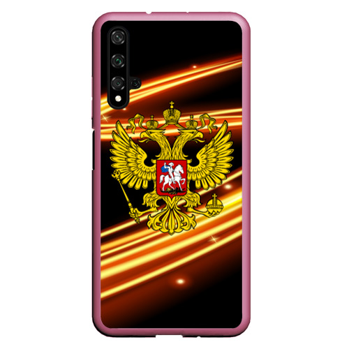 Чехол для Honor 20 Russia collection, цвет малиновый