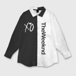 Женская рубашка oversize 3D The Weeknd