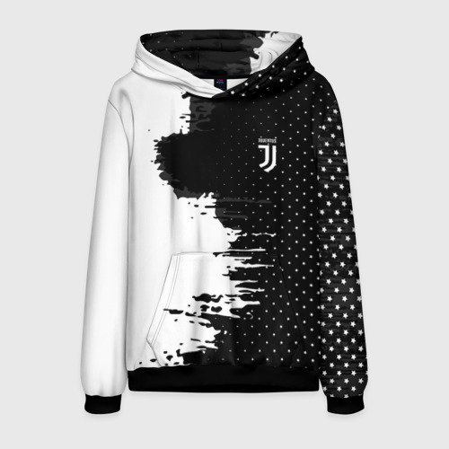 Мужская толстовка 3D Juventus uniform black 2018, цвет черный