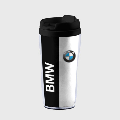 Термокружка-непроливайка BMW, цвет черный