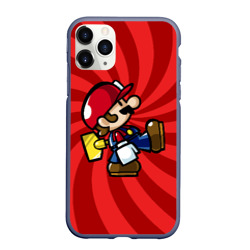 Чехол для iPhone 11 Pro Max матовый Mario