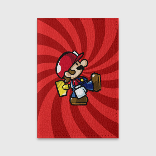 Обложка для паспорта матовая кожа Mario, цвет желтый