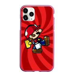 Чехол для iPhone 11 Pro матовый Mario