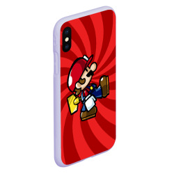 Чехол для iPhone XS Max матовый Mario - фото 2