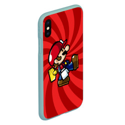 Чехол для iPhone XS Max матовый Mario - фото 2