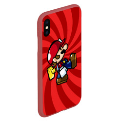 Чехол для iPhone XS Max матовый Mario - фото 2