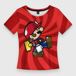 Женская футболка 3D Slim Mario